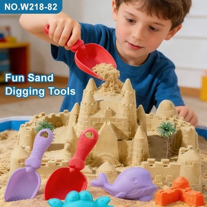 Set di 27 stampi per scavare nella sabbia, giocattolo da spiaggia personalizzato, adatto ai bambini per giocare sulla spiaggia e divertirsi, un giocattolo educativo. - Product Image 4