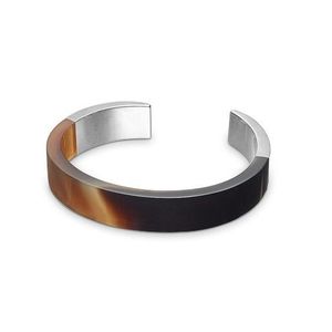 Bracelet en corne de buffle naturelle polie, artisanal, fabriqué au Vietnam, par Supply Minh Giang Craft - Product Image 2