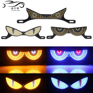 JHS nouveau système d'éclairage de moto universel 12V Led Triangle Devil Eagle Eyes Lights pour voiture Accesorios Para Moto Lights - Product Image 1