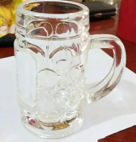 40ml shot cam bira bardağı stein, mini cam kupalar