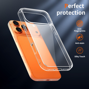 Coque hybride Premium TPU PC pour iPhone 17 18 Pro Max, transparente comme du cristal, dos rigide de 2,0 mm, antichoc, protection robuste pour téléphone - Product Image 2