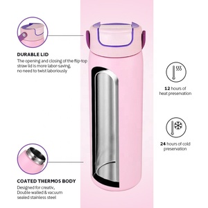 ขวดน้ำสแตนเลส everich FDA LFGB ขนาด24ออนซ์32ออนซ์ขวดน้ำสแตนเลสพร้อมฝาปิดขวดน้ำดื่มโดยตรง - Product Image 5