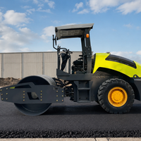 Compacteur de sol vibrant à tambour statique simple CE 4, 6, 10, 12 tonnes, moteur diesel Changchai Yanmar Euro 5, avec support sur patins