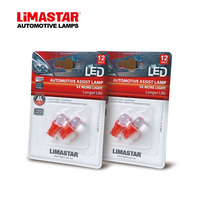 Ampoules LED pour voiture Limastar New T10 12V rouge/blanc/bleu - Adaptation universelle, rénovation/amélioration, garantie de 12 mois