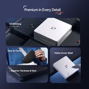 Fournisseur d'usine Organisateur de jeux portable fin Cadeau pour voyageur Accessoires avec coque rigide de protection et doublure souple - Product Image 5