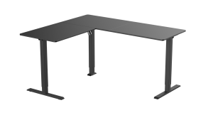 JIECANG 90 °   Escritorio <span class=keywords><strong>de</strong></span> Esquina Eléctrico Ergonómico Ajustable <span class=keywords><strong>de</strong></span> 3 Patas con Motor Único, Marco <span class=keywords><strong>de</strong></span> Escritorio <span class=keywords><strong>de</strong></span> Pie en Forma <span class=keywords><strong>de</strong></span> L - Product Image 4