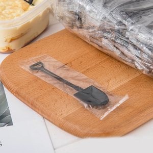 Cuchara <span class=keywords><strong>de</strong></span> plástico desechable colorida para pastel, pala para helado, pala para hornear postres, <span class=keywords><strong>cucharas</strong></span> para repostería - Product Image 5