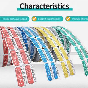 Rollo de Boletos para Doble Sorteo, 500/1000/2000 Boletos por Rollo, Boletos de Sorteo Personalizados, Tamaño 2''X2'' - Product Image 2