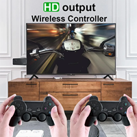 Manette de jeu rétro M8, réédition des jeux classiques avec 9 émulateurs, plus de 20 000 jeux, manette sans fil pour TV 4K 2,4 GHz 64 Go