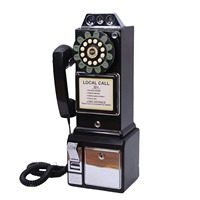 Téléphone de mariage à la mode livre d'or audio cabine téléphonique filaire pour les mariages et les fêtes les invités peuvent laisser des messages vocaux