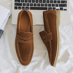 รองเท้าผู้ชายหนังกลับเทียมแบบลำลอง ระบายอากาศได้ดี สวมใส่สบาย กันน้ำ เหมาะสำหรับฤดูใบไม้ร่วง - Product Image 5