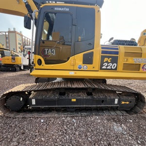 Excavadora Hidráulica de Cadenas Komatsu PC220 Original de 22 Toneladas, Usada, con Pocas Horas de Trabajo, para Construcción y Minería, <span class=keywords><strong>Precio</strong></span> Económico - Product Image 3