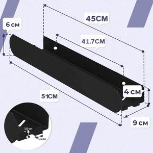 رف الحائط الأكثر شعبية SS304 المصقول غير اللامع المثبت على الحائط رف تخزين الشامبو للحمام - Product Image 6