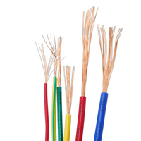 BVR 300/500V PVC-Isoliertes Kupfer-Gebäudekabel Einadrig 4mm² Werkspreis CE-Zertifiziert Grüne Farbe