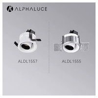 Plafonniers LED encastrés dimmables certifiés UE, grand format, luxe, couleur profonde, anti-éblouissement, sans cadre, sans bordure, downlight