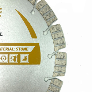 Royal Sino 180mm gran oferta hoja <span class=keywords><strong>de</strong></span> <span class=keywords><strong>sierra</strong></span> <span class=keywords><strong>de</strong></span> diamante Turbo segmentada pintada en <span class=keywords><strong>plata</strong></span> para granito - Product Image 2