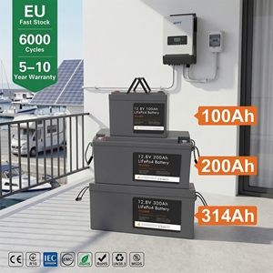 Customized Lithtech Deep Cycle Maintenance Free Lithium <b>Battery</b> <b>12V</b> 25.6v 200ah Lithium Ion <b>Battery</b> 24v Lifepo4 <b>Battery</b> 100AH - Product Image 1