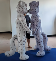 Costume gonflable Léopard des neiges pour adulte, idéal pour les événements festifs - Meilleures ventes