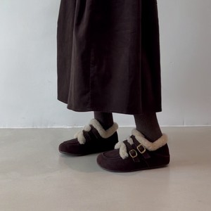 Genuine Leather Retro Round Toe Women Birk enstock Shoes Fleece Lined Warm Thick Sole Height Increasing Winter Footwear - Product Image 2