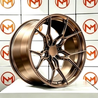 Maxtera Geschmiedete Maßgefertigte Rusch GTX-R Style PKW-Räder für BMW M3 M4 M5 X5M X6M Porsche 911 Audi AMG GT Tesla Leichtmetallfelgen