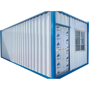 Contenedor de Envío Modificado, Diseño Rectangular Estándar, Grosor Industrial, para Uso en Obras de Construcción - Product Image 1