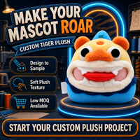 Peluche personnalisée, faible MOQ, animal en peluche, tigre mignon, peluche douce, mascotte, OEM ODM, cadeau personnalisé pour enfants, jouet doux pour enfants