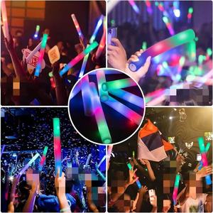 Cheer Tube Rgb <b>Light</b> Party <b>Dj</b> Night Club Concert Event Decoration Toy 48cm Glow Sticks Bulk Colorful Led Foam Stick - Product Image 5