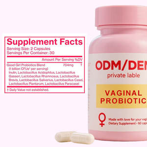 Oem/Odm Aanpasbaar Logo Damessupplementen Ter Ondersteuning Van Vaginale Mondgezondheid Probiotische Supplementen Probiotische Capsules - Product Image 2