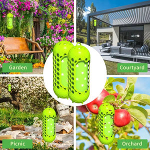 Pièges à abeilles suspendus d'extérieur, réutilisables et sûrs, en forme de lanterne, non toxiques, pour attraper les insectes et les abeilles charpentières - Product Image 5