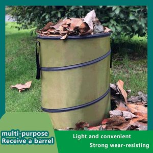 बागवानी बैग-गार्डन की आपूर्ति पॉप-अप बाहरी कचरा कर सकते हैं, पोर्टेबल ढहने वाले कंटेनर पत्ती कचरा हो सकता है - Product Image 2