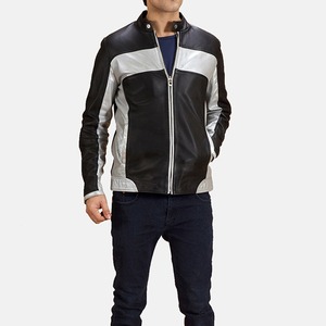 Veste d'hiver en cuir véritable de qualité supérieure Doublure douce et confortable Parfaite pour les tenues décontractées et streetwear - Product Image 4