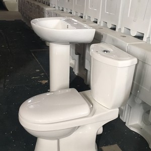 ชุดสุขภัณฑ์เซรามิกแบบแยกส่วนประหยัดน้ำขนาดใหญ่ ยี่ห้อ Garza รุ่น B-P3009 ได้รับการรับรองมาตรฐาน EU CE พร้อมปุ่มกดชักโครกแบบกดสองด้านด้านบน - Product Image 3