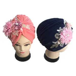mũ turban phụ nữ Suppliers-2020 Hotsale Phụ Nữ Turban Mũ Thời Trang Turbans Và Mũ Nữ Turban Quấn Tóc