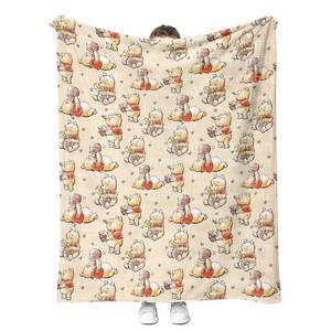 Cute Winter Cartoon Character Animals <b>Blanket</b> Custom Bed Sheet Quilt Soft Home Wearable Throw Fleeced Flannel <b>Blankets</b> - Product Image 3