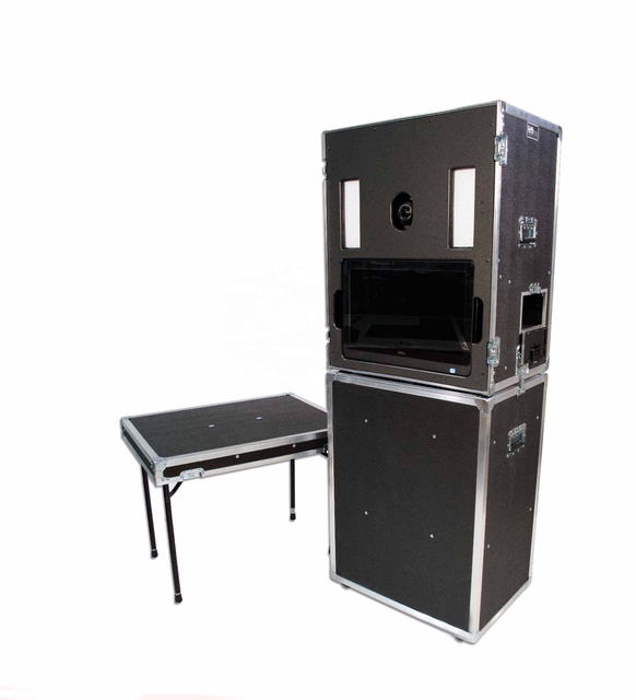 Portable Photo Booth Flight Case Fit with Handle for Different Size Screen