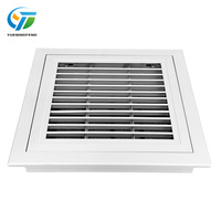 Grille de ventilation de plafond en aluminium sur mesure, directement de l'usine, pour système CVC, avec filtre à air de retour, diffuseur de climatisation réglable