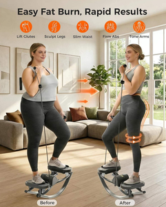 KDST Upgraded Steel Rock Stepper Indoor Home Side-to-Side Knee-Friendly Resistance Bands - Product Image 3