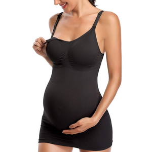 Canottiere da <span class=keywords><strong>allattamento</strong></span> da donna personalizzate con reggiseno per l'<span class=keywords><strong>allattamento</strong></span> al seno Camicia da notte per maternità abiti premaman antimicrobici - Product Image 2