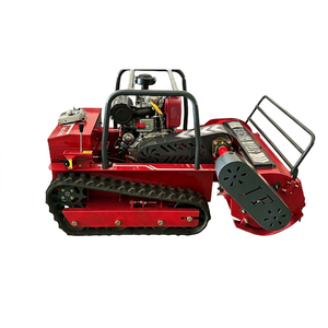 Nouvelle innovation : tondeuse à gazon RC à braquage zéro avec moteur brushless 350W, largeur de coupe 55cm, alimentation hybride, surveillance à distance, fabriquée en Chine - Product Image 1