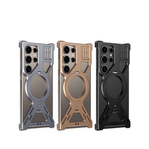 Custodia magnetica per telefono in metallo con 360 Frameless in lega di alluminio per Samsung Galaxy S25 <span class=keywords><strong>Ultra</strong></span> S24 S23 <span class=keywords><strong>S22</strong></span> <span class=keywords><strong>Ultra</strong></span> - Product Image 1