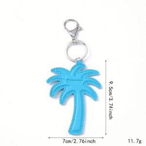 New Multi-functional Portable Glasses Keychain Sunglasses Anti-loss Holder Palm Tree Leather Pendant Bag Luggage Accessory - Product Image 4