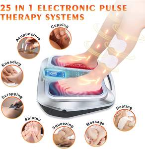 Nuevo tipo de masajeador electromagnético de pies y máquina de terapia corporal EMS TENS masajeador de pies Sliver masaje de pies - Product Image 3