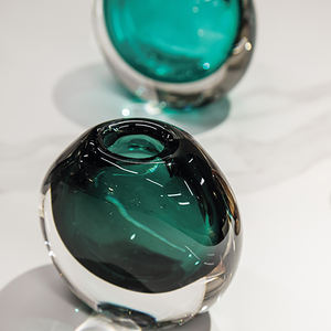 Bibliothèque de bureau d'intérieur Décoration de chambre en forme de boule de plusieurs couleurs Décoration de chambre Vase en verre Ornements de Noël - Product Image 4