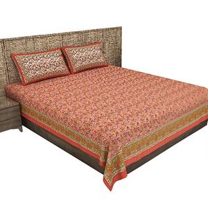 ผ้าปูที่นอนพิมพ์ลายคุณภาพสูง พร้อมปลอกหมอน 2 ใบ ชุด 300 เส้นด้าย 100% ผ้าฝ้าย เกรด A เป็นมิตรกับสิ่งแวดล้อม ใช้ได้ทุกฤดู ราคาขายส่ง - Product Image 1