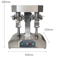 Machine d'emballage automatique pour sceller les boîtes de conserve en plastique pour boissons énergisantes, machine de scellage pour les boîtes de conserve de thon