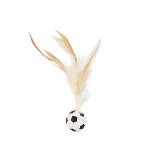 Xinle ลูกบอลขนไก่พลาสติกสำหรับ<span class=keywords><strong>แม</strong></span>วของเล่นที่มีขนแบบโต้ตอบเล่นด้วยตัวเองเป็น<span class=keywords><strong>ม</strong></span>ิตรกับสิ่งแวดล้อ<span class=keywords><strong>ม</strong></span> - Product Image 1