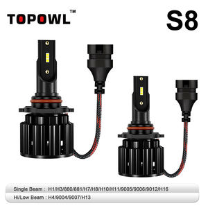S8 светодиодные фары высокой мощности светодиодные лампы <span class=keywords><strong>100</strong></span> Вт 200 Вт 50 Вт 25 Вт заводская цена светодиод H1 H4 H7 H11 H13 9004 9005 9006 - Product Image 6