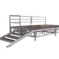 Scène de concert extérieure en aluminium 4x4 pieds certifiée TUV en promotion / Scène mobile à vendre / Scènes événementielles à vendre