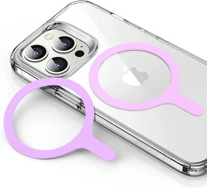 Cincin Adaptor Magnetik, Stiker Magnet Universal Cocok untuk Aksesori Magsafe & Pengisian Nirkabel untuk iPhone 14/13/12/11