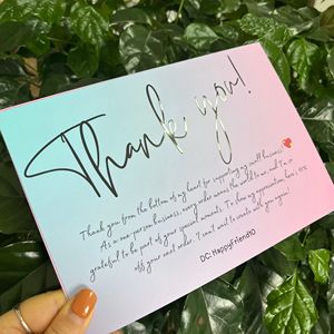 Goedkope, op maat gemaakte, kleurrijke logo-papieren insert-postkaarten, visitekaartjes, promotionele, op maat gemaakte felicitatie- en bedankkaartjes voor kleine bedrijven - Product Image 3